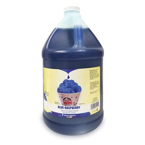 Blue Raspberry Snow Cone Syrup -1 Gallon