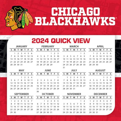 Chicago Blackhawks Schedule 2024 - Gaby Pansie