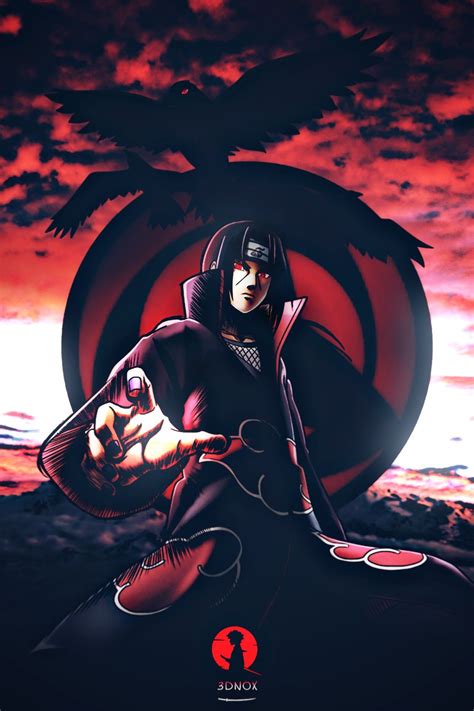 Itachi Uchiha wallpaper edited by @3dnox.art on instagram | Itachi ...