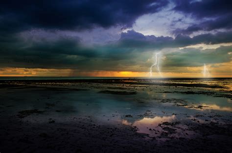 Storm Over The Ocean Free Stock Photo - Public Domain Pictures