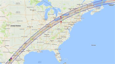 2024 Total Solar Eclipse Path Canada - Lonee Roseline