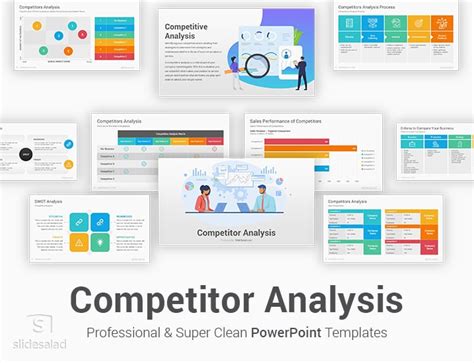 Competitor Analysis PowerPoint Template - SlideSalad