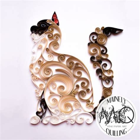 144 best images about quilling, cat on Pinterest | Orange cats, Tabby ...