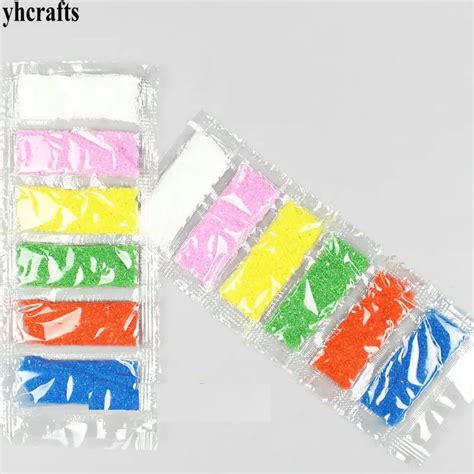 12PCS(2 sets)/LOT.OUTLET 6 color sand Sand art kit Sand painting Each ...