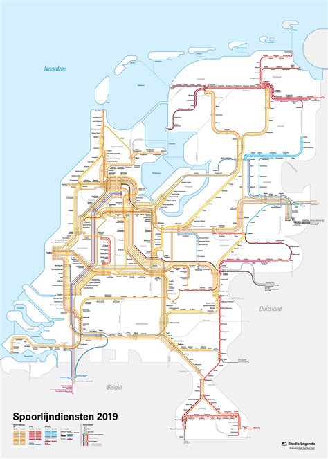 Train services in the Netherlands 2019 (map 2018) : r/MapPorn