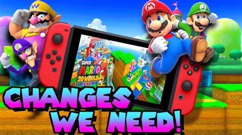 Mario 3D World Switch- Changes We NEED! - YouTube