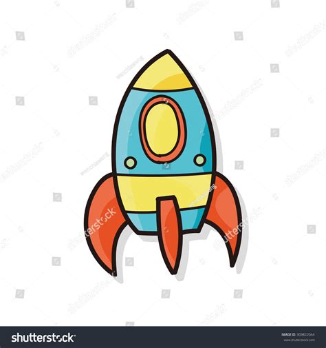 Spaceship Doodle Stock Vector (Royalty Free) 309822044 | Shutterstock