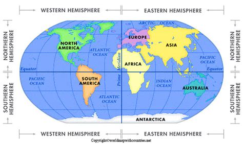 Northern Hemisphere Map