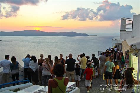 The Santorini Sunset Selfie from Fira | Stay Adventurous | Mindset for ...