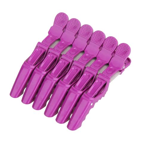 Fashion 6Pcs Professional Hairdressing Salon Section Hair Clips DIY ...