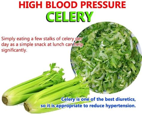 High Blood Pressure & Celery | health | Pinterest