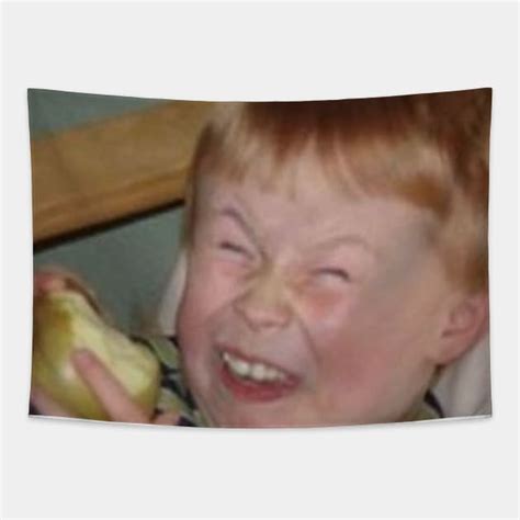 Funny Face Kid Meme - Memes - Tapestry | TeePublic