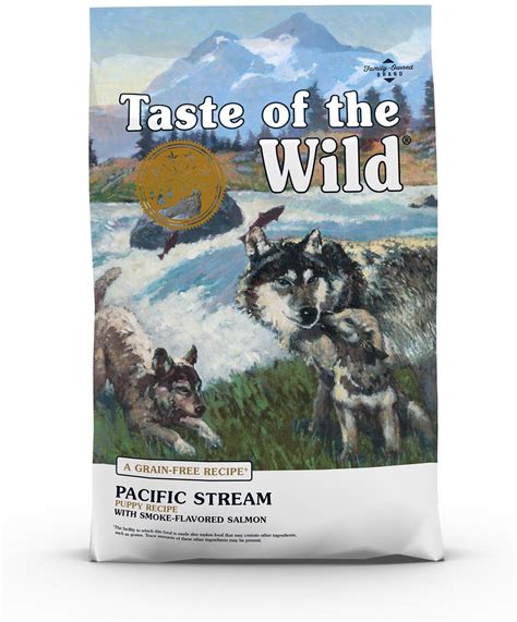 Taste of the Wild Pacific Stream Puppy Formula Grain-Free Dry Dog Food ...