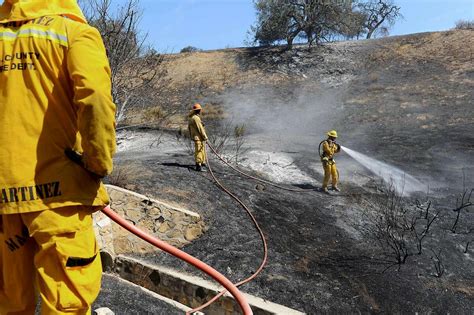 Some evacuations lifted near Los Angeles County wildfire