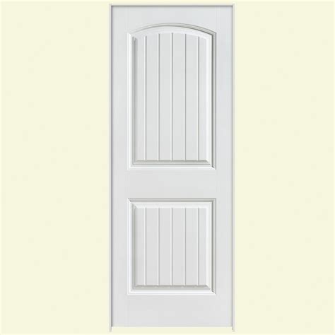 Masonite 28 in. x 80 in. Solidoor Cheyenne 2-Panel Solid-Core Smooth ...