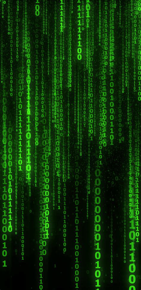 Download wallpaper 1440x2960 matrix code, numbers, green, samsung ...