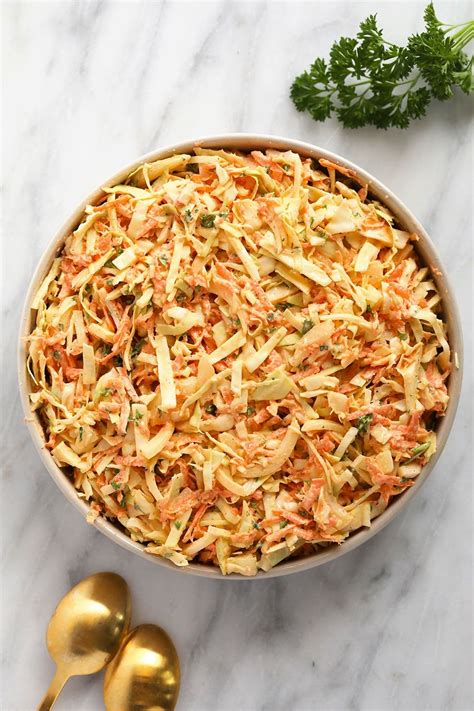 This Creamy Coleslaw Recipe is the perfect summer side dish for your ...