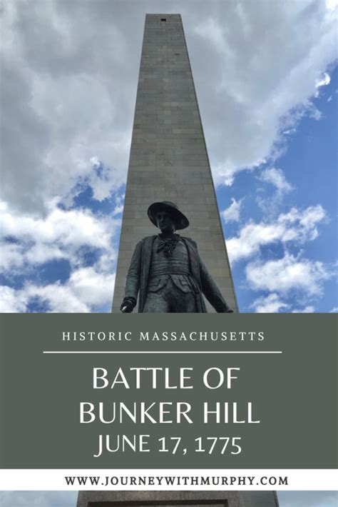 The Battle of Bunker Hill - Journey With Murphy