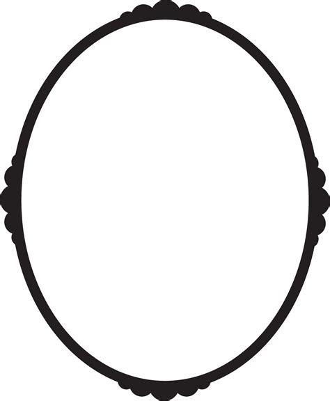 Download Black Oval Frame Png Svg Library Download - Pressure - Full ...