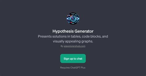 Hypothesis Generator And 20 Other AI Tools For Data visualization