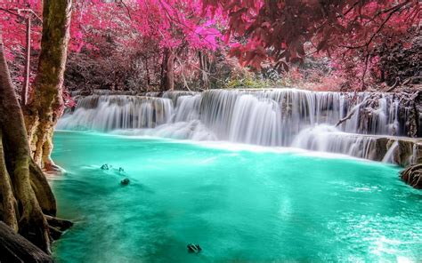 Exotic Waterfall And Lake Wallpapers - Wallpaper Cave