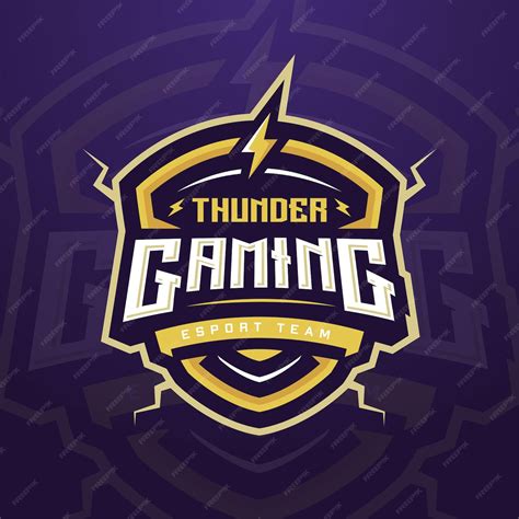 Premium Vector | Thunder Gaming Esports Logo Template for Gaming ...