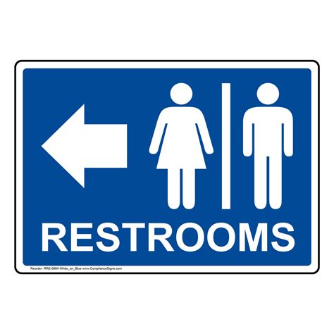 Printable Restroom Signs