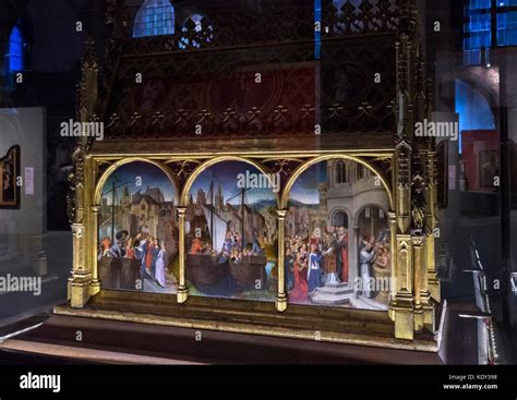 The Saint Ursula Shrine with panels by Hans Memling (c.1430-1494), c ...