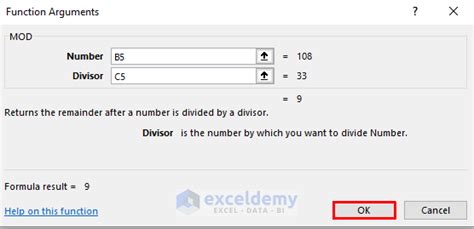 How to Get Remainder in Excel (3 Simple Methods) - ExcelDemy