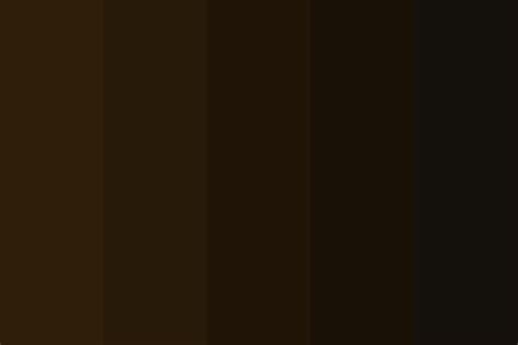 Chocolate brown hair swatches Color Palette