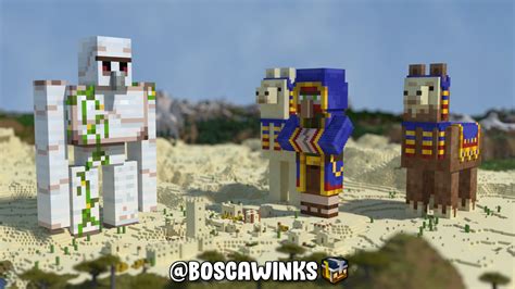 Iron Golem Mob Statue Minecraft Map