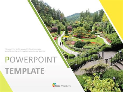 Garden Landscaping - Free Powerpoint Templates Design