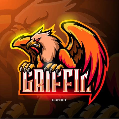 Premium Vector | Griffin mascot logo