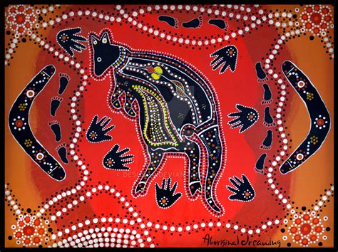 Aboriginal Art Print 1 by DesuDan on DeviantArt