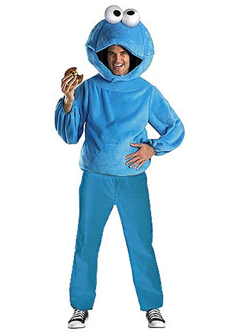 Adult Cookie Monster Costume - Sesame Street Adult Costumes