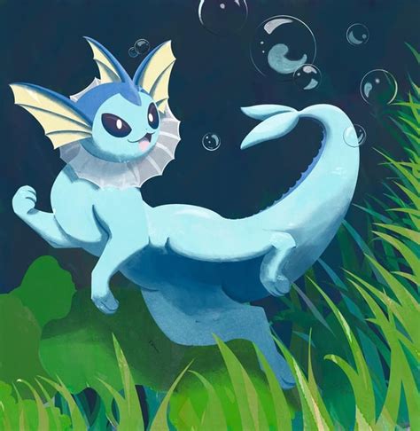 Vaporeon Fan Art (OC) : r/ProCreate