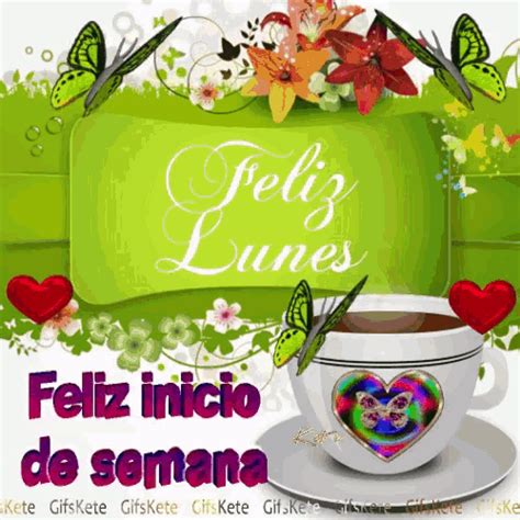 Feliz Lunes De Semana Coffee Butterflies GIF | GIFDB.com