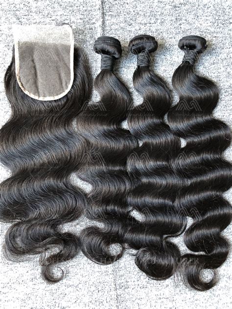 Mink Hair 3 Bundles With Closure/Frontal Bundle Deals