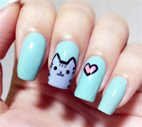 20+ Cute And Easy Cat Nail Art Design Ideas You Must Try #nailcareideas ...