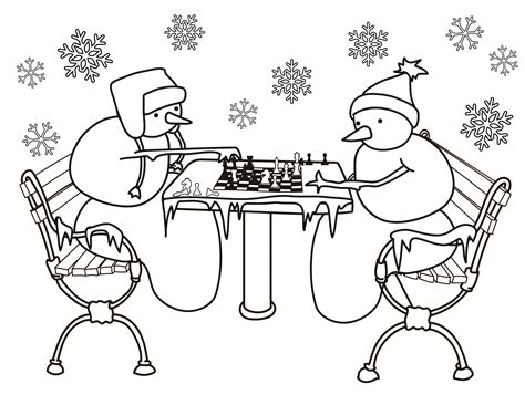 Winter Wonderland Coloring pages - Washington Square Park