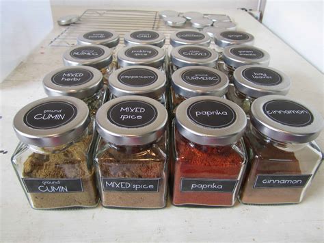 Spice jar labels (with free printables!) - The Kiwi Country Girl