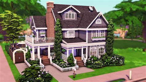 Suburban Family Home | The Sims 4 Speed Build - YouTube