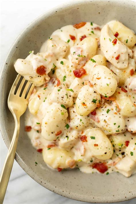 Chicken Bacon Gnocchi • Salt & Lavender