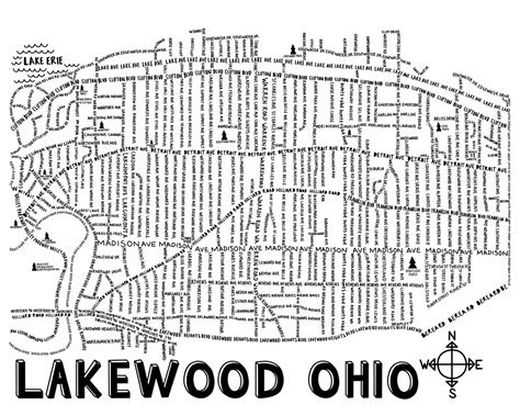 Map Of Lakewood Ohio - Zoning Map