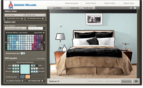 Color Selection Made Easy with Sherwin-Williams COLOR VISUALIZER ...