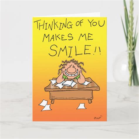 Funny Thinking Of You Cards | Zazzle