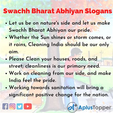 Swachh Bharat Abhiyan Slogans | Unique and Catchy Swachh Bharat Abhiyan ...