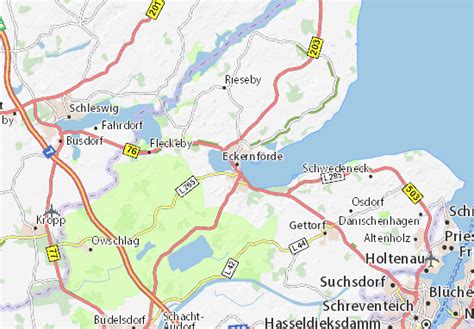 MICHELIN Eckernförde map - ViaMichelin