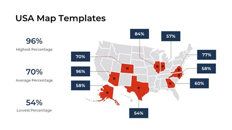 Free Editable USA Map with States PowerPoint & Google Slides