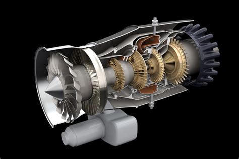 PW615 VLJ Jet Engine / 3D diagram by Charles Floyd at Coroflot.com